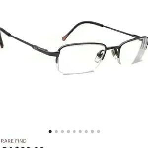 Ray-Ban Kids Eyeglasses  RB 1002T 3001 Titanium Gunmetal Half Rim Frame 4517 120